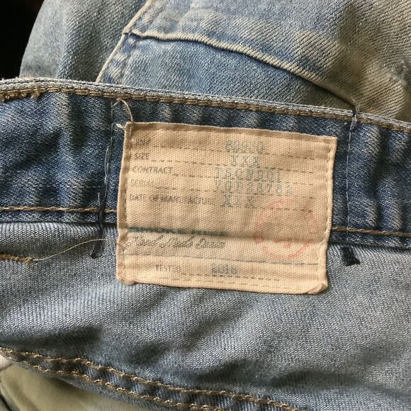 Smoke rise denim co moto jeans size 32 x 32 button and zipper needs work - Picture 4 of 6